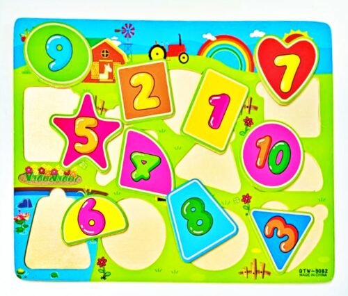 Wooden Number board Capital - EKT2228