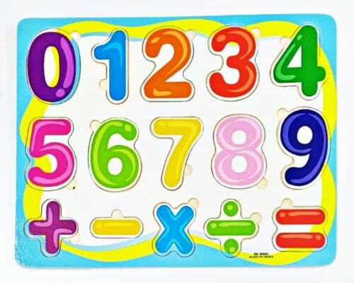 Wooden Number board  - EKT3008