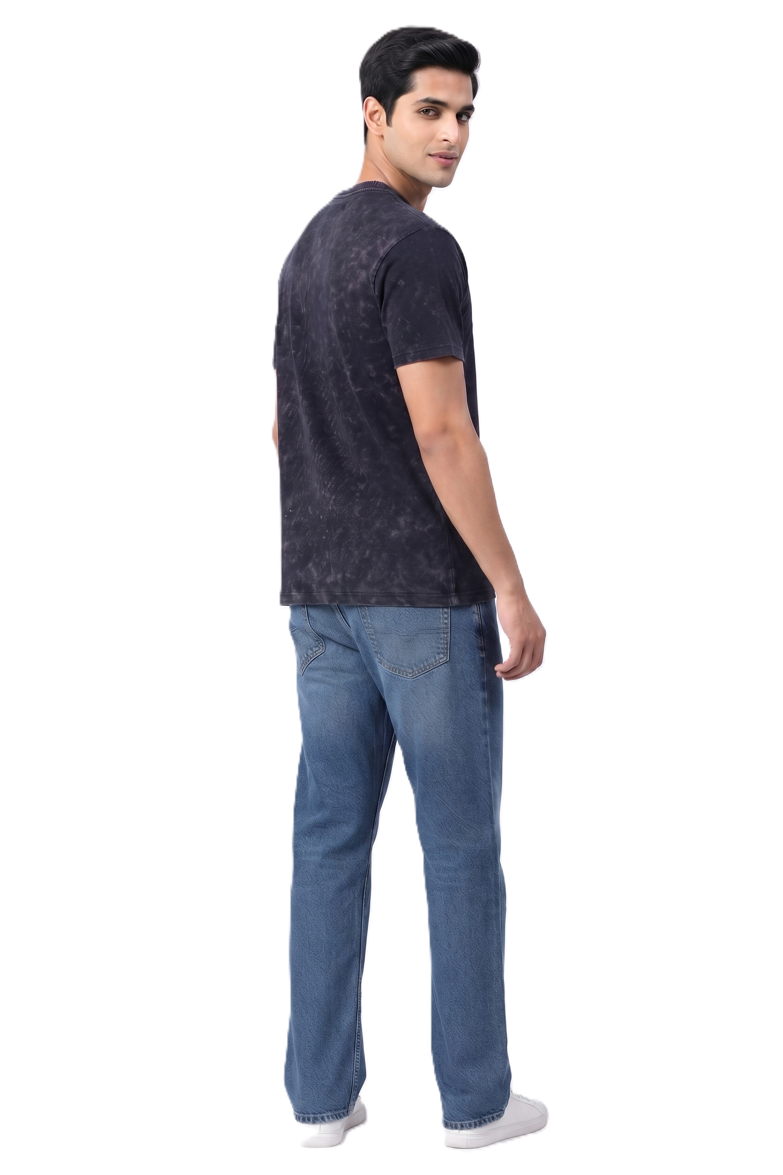 AMBRAM Men’s Acid Wash T-Shirt - Image 4
