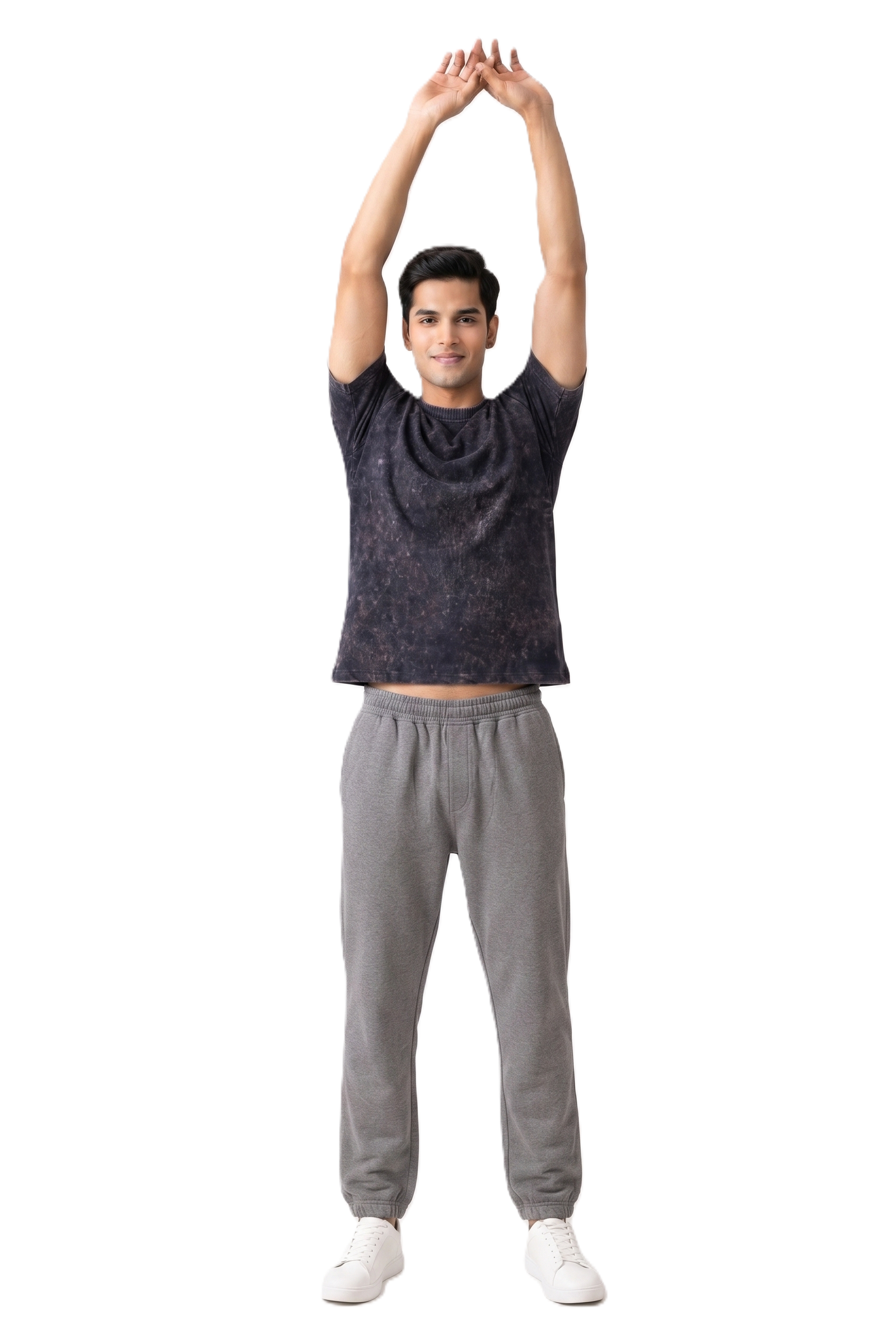 AMBRAM Men’s Acid Wash T-Shirt - Image 2