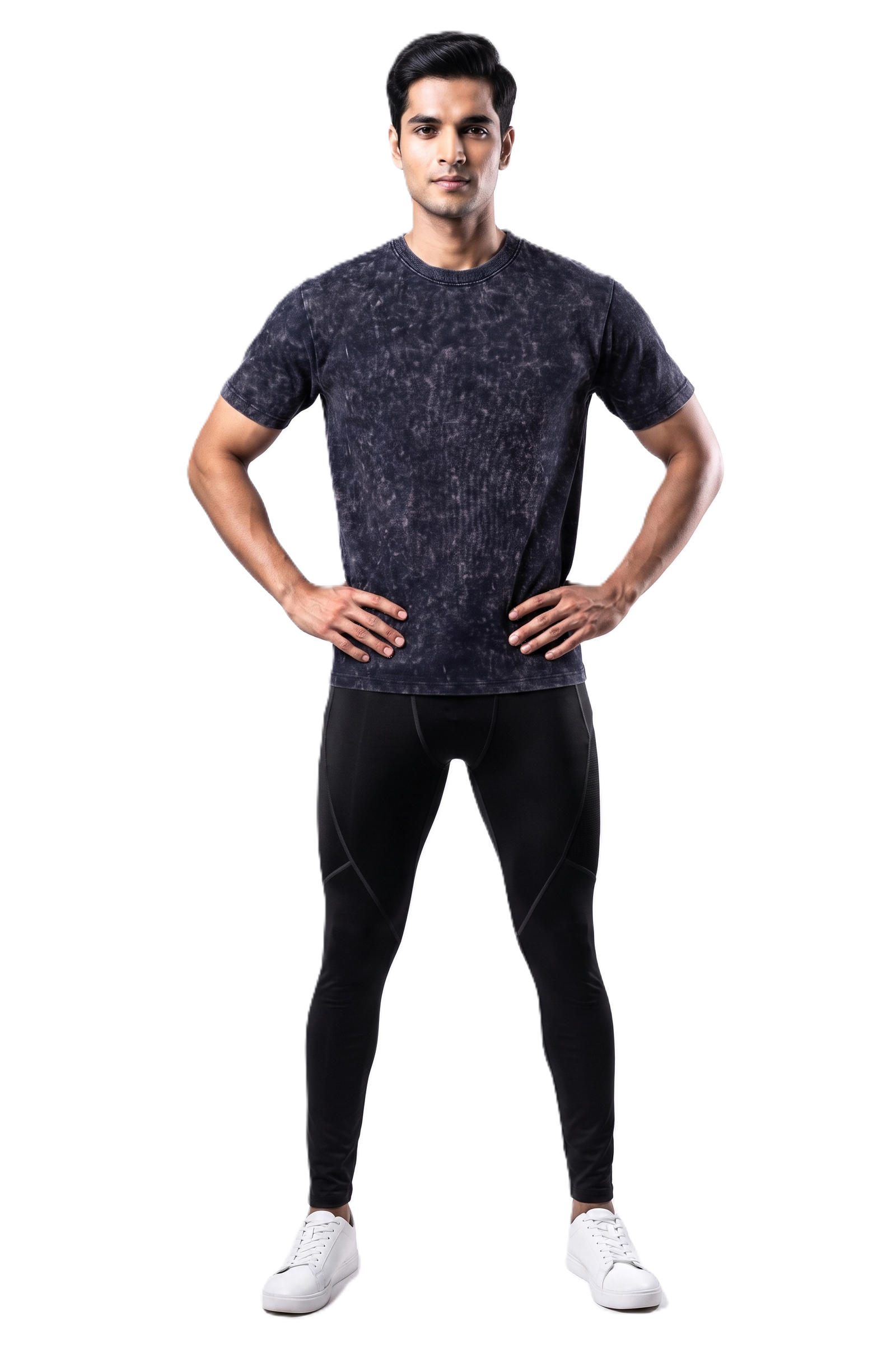 AMBRAM Men’s Acid Wash T-Shirt - Image 6