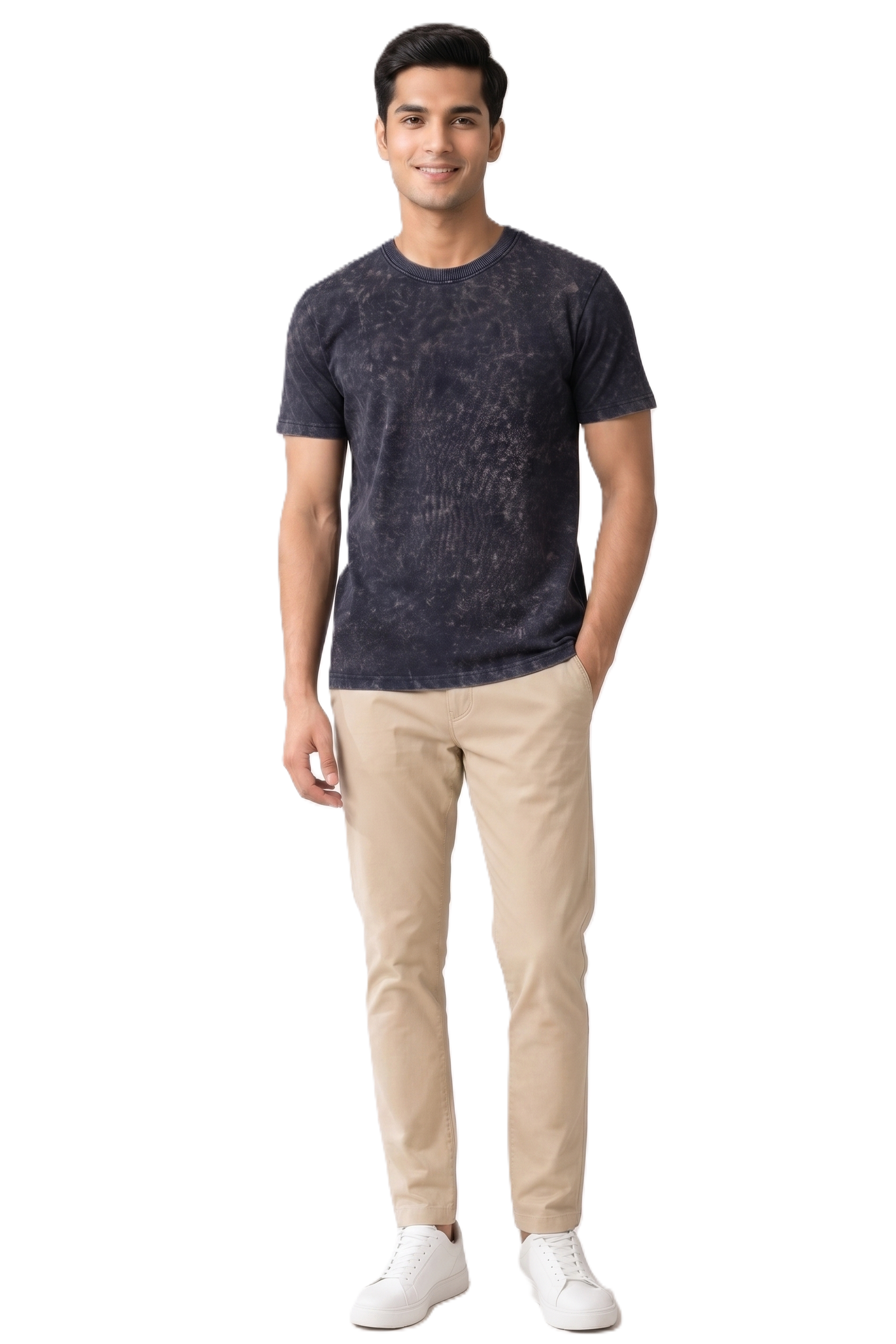 AMBRAM Men’s Acid Wash T-Shirt