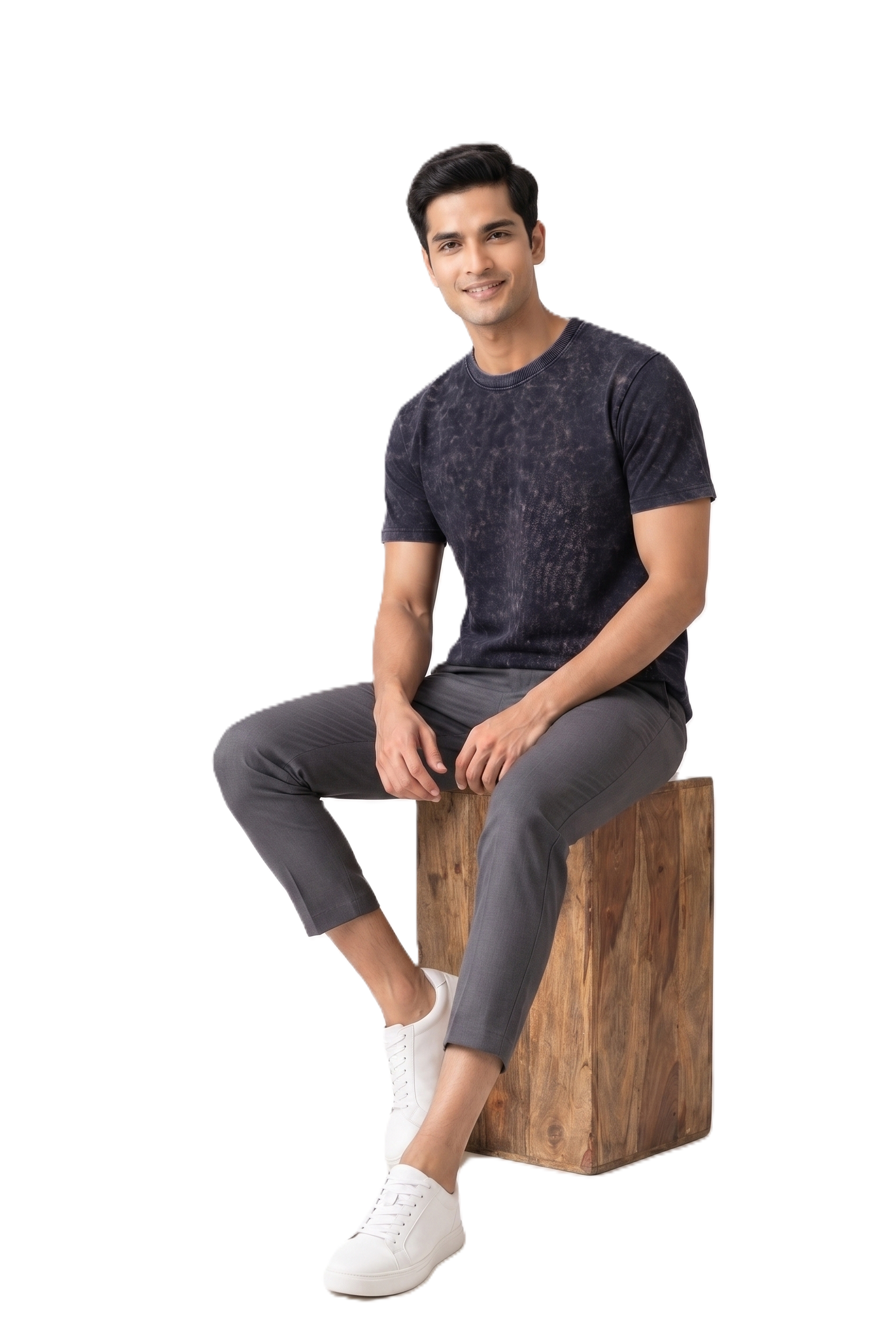 AMBRAM Men’s Acid Wash T-Shirt - Image 7