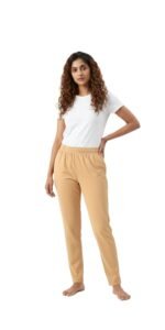 AMBRAM Women’s Pintuck Straight Leggings – Dark Skin