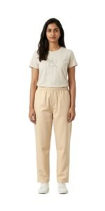 AMBRAM Women’s Pintuck Straight Leggings – Light Skin